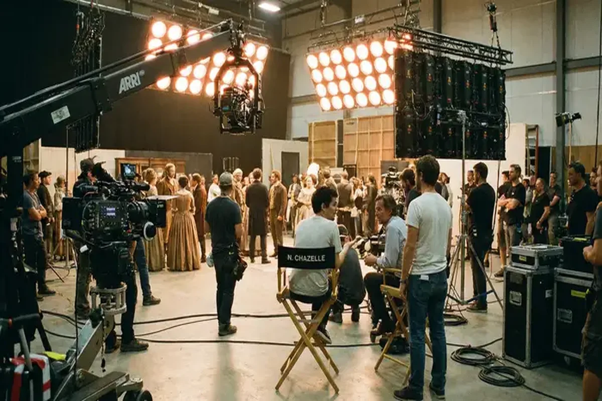 成人视频专业影视拍摄现场实景